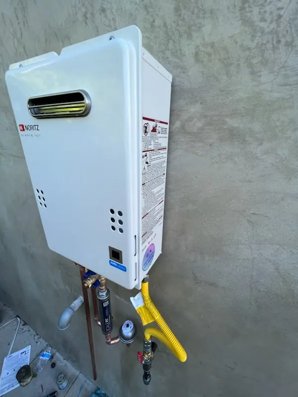Tankless water heater installation for Sonoran Foothills homes