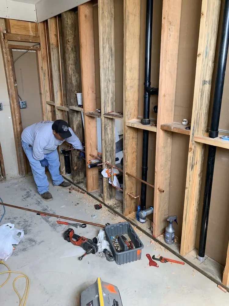 Commercial rough-in plumbing for Gas Line Repair in Sonoran Foothills
